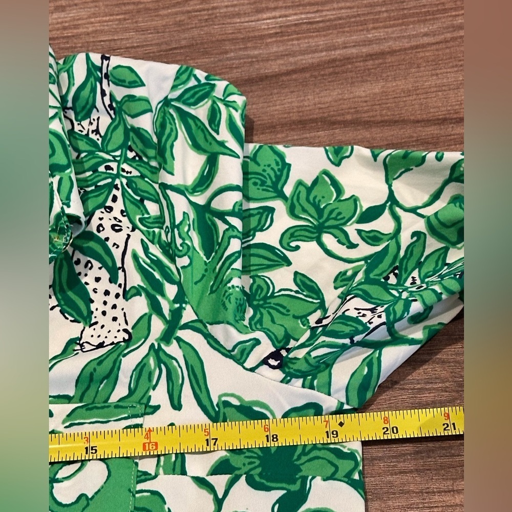 NWT! Lilly Pulitzer Kindra UPF 50+ Dress in Fiddle Leaf Green Lil Escape Plan - Picture 13 of 14